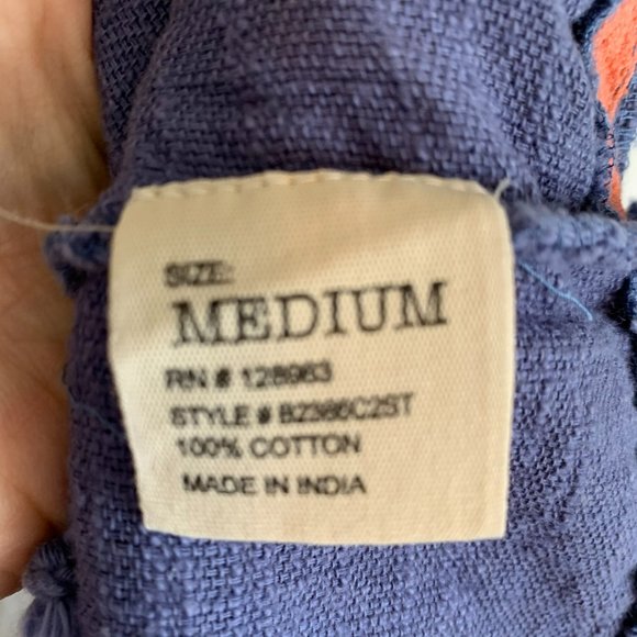 Rocks and Indigo tassle fringe boho blouse - Picture 8 of 9